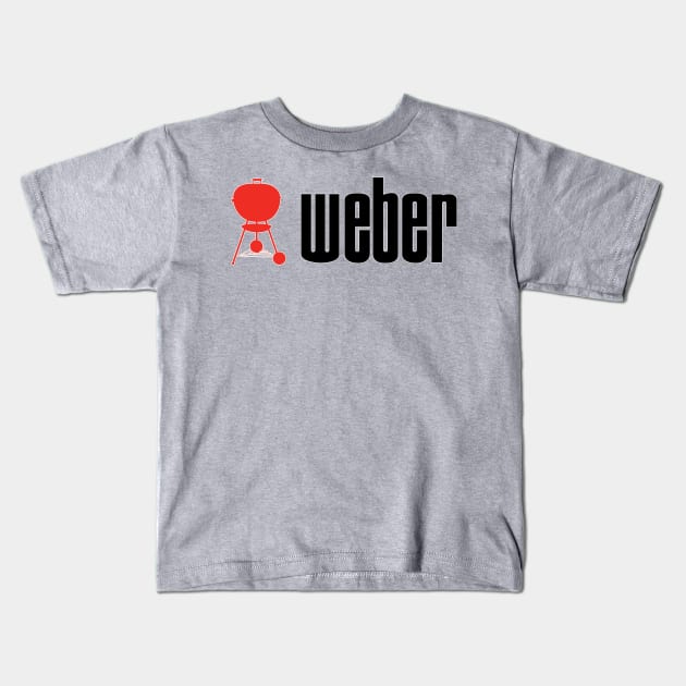 Classic Weber Grill handle in red Kids T-Shirt by zavod44